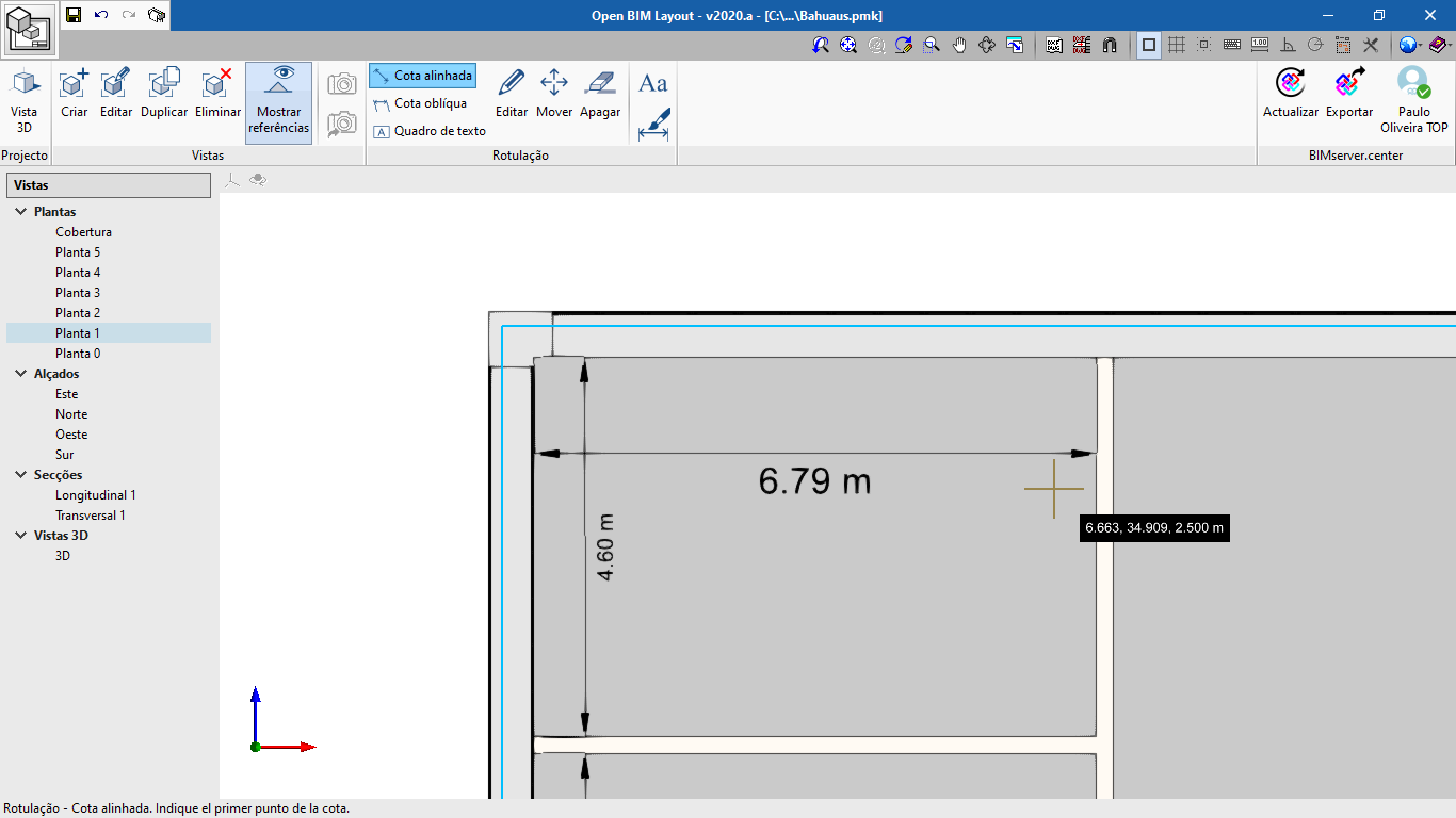 Open BIM Layout. Cotar